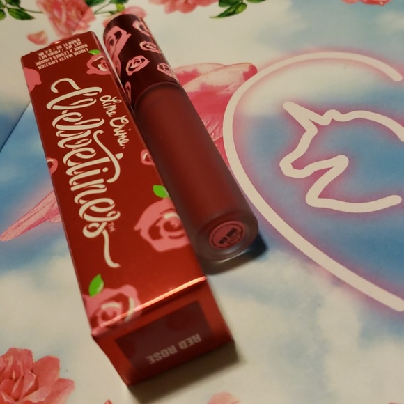 🆕️RED ROSE Lime Crime Velvetine Liq Lip NWT - Picture 7 of 8